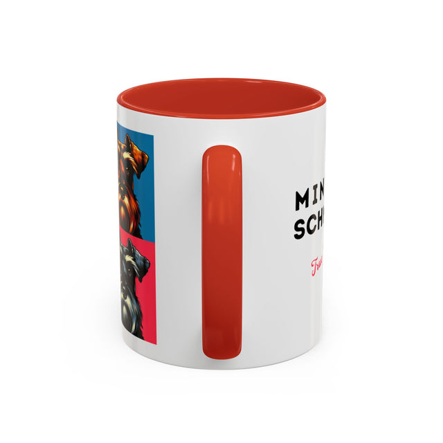 Brown Miniature Schnauzer Coffee Cup