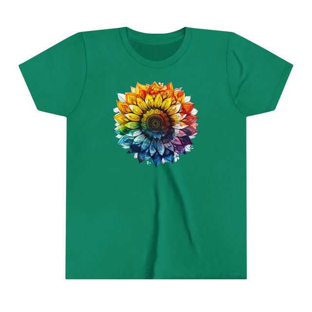 Rainbow Sunflower T-shirt, Youth Size