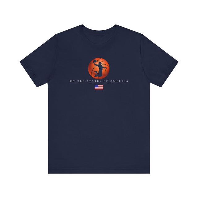 Basketball USA Shirt-Basketball Shirt-Support USA Shirt-Basketball Gift-Basketball Coach Gift-Basketball Player Gift