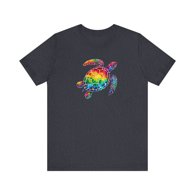 Rainbow Sea Turtle Alcohol Ink T-shirt, Pride Shirt, LBGT, Sea Turtle T shirt, LGBTQ+, BGLT, Ocean