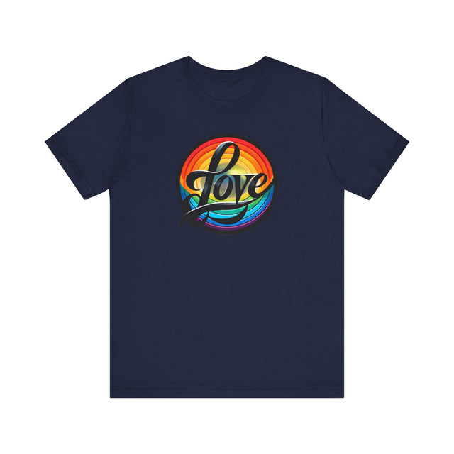 Pride Love Circle Shirt, Rainbow Love T-shirt, LGBT Love, LGBTQ+ Tee, Pride LGBT Ally, Nonbinary, Gay, Lesbian, Bisexual, Trans, Queer Gift