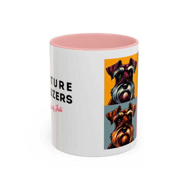 Brown Miniature Schnauzer Coffee Cup