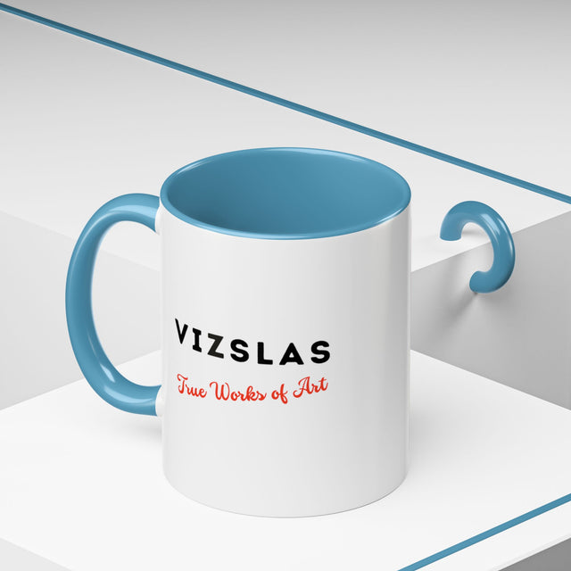 Vizsla Coffee Cup,4-Panel Pop Art Mug,Vizsla Lover,Vizsla Mom,Vizsla Dad,Dog Lover Gift,Vizsla Gift