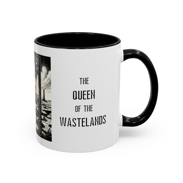 Queen of the Wastelands,Tarot card mug,Mothers Day Gift,Goth gift,Witchy cup,Mystical Cards,Goth Mom Gift,Gothic Art Gift,Sci-fi mug