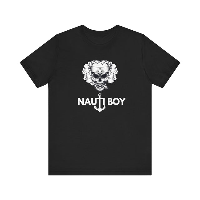 Nauti Boy Tshirt, Nautical Tshirt, Boating Tshirt-Captain Tshirt, Pirate Tshirt, Rebel Tshirt, Father's Day gift, Cigar Tshirt, Skull Tshirt