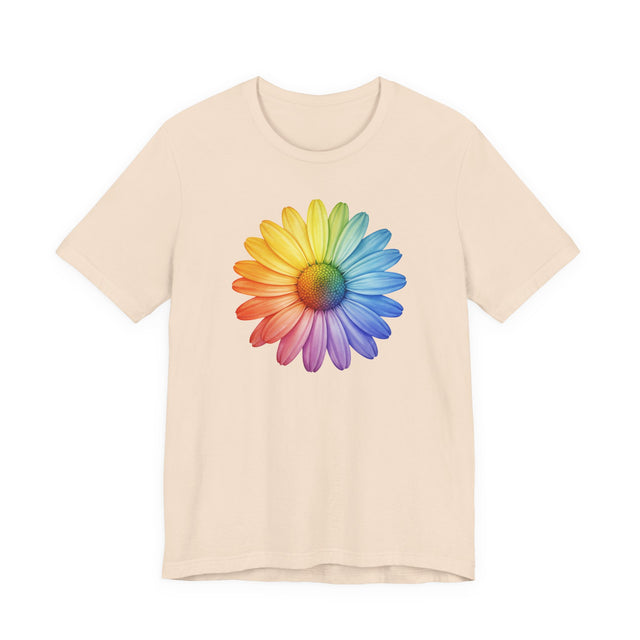 Rainbow Daisy shirt,Flower Shirt,Pride Tee, LGBTQIA,Plant Lover Gift,Gardener T-shirt,Mothers Day Gift