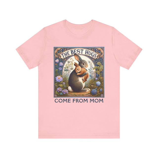 Rabbit T-shirt,Mother's Day Gift,Cute Mama Tee,Mom Life,Baby Shower Gift,Mama and Baby Shirt,New Mom Gift,Mom Hug Shirt,Gift For Wife, Bunny