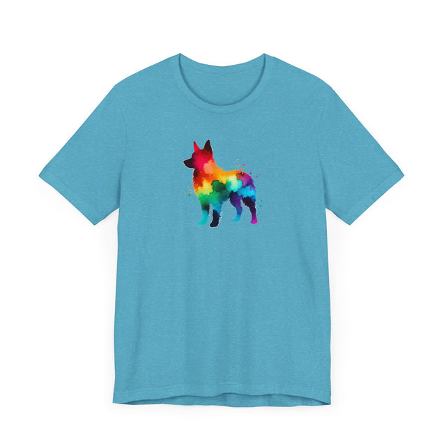 Rainbow Australian Cattle Dog T-shirt,Pride Shirt,Dog Lover Top,Rainbow Animals,LGBTQ+ Tee, ACD Owner,Blue Heeler, Red Heeler