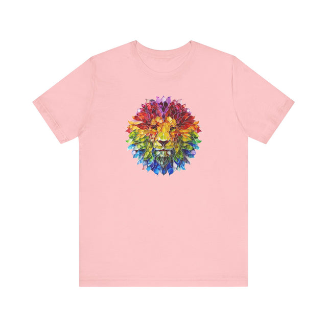 Rainbow Lion Mandala T-shirt,Pride Shirt,Big Cat Lover Top,Rainbow Animals,LGBTQ+ Tee,Queer,Gay,Lesbian,Bisexual,Trans,BGLT,LBGT