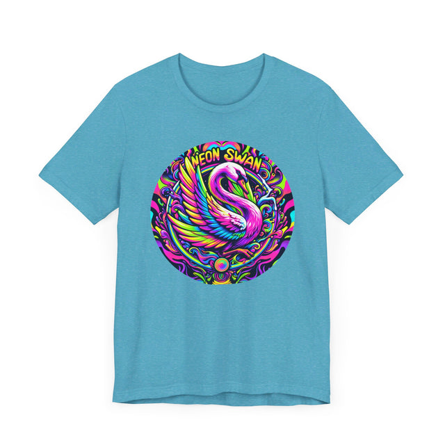 Neon Swan T-shirt, Swan Tee, Bird Lover