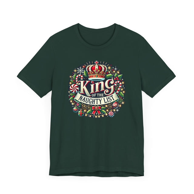 King of the Naughty List T-shirt, Christmas Shirt
