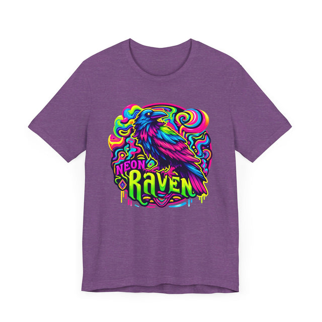 Neon Raven T-shirt, Raven Tee, Bird Lover