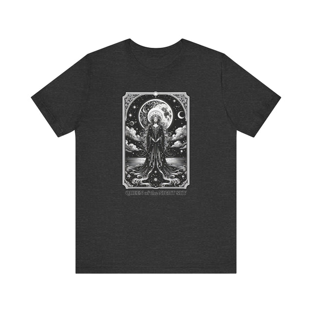 Queen of the Night Sky,Tarot card shirt,Mother's Day Gift,Tarot Reader Gift,Witchy Shirt,Mystical Cards Tee,Celestial Astrology,Gift for her