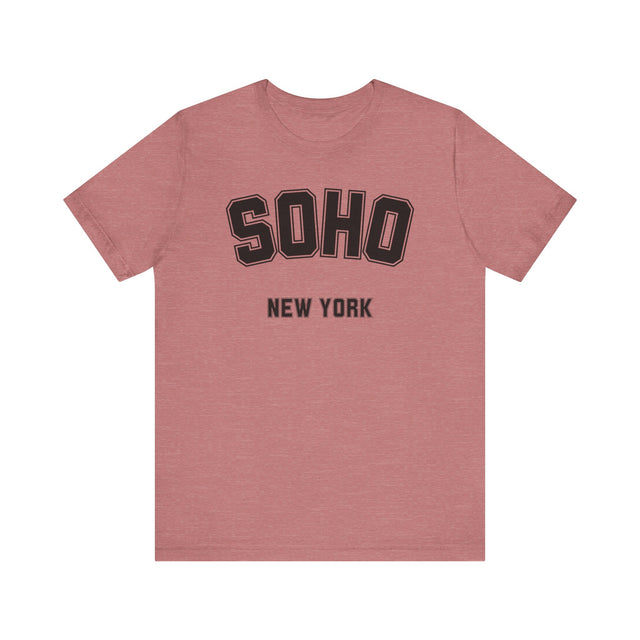 SoHo Tshirt, New York Lover, Hip New York Gift, Real New Yorker T-shirt, Cute T for her, Cool T for him, NYC Tshirt, New York City Gift