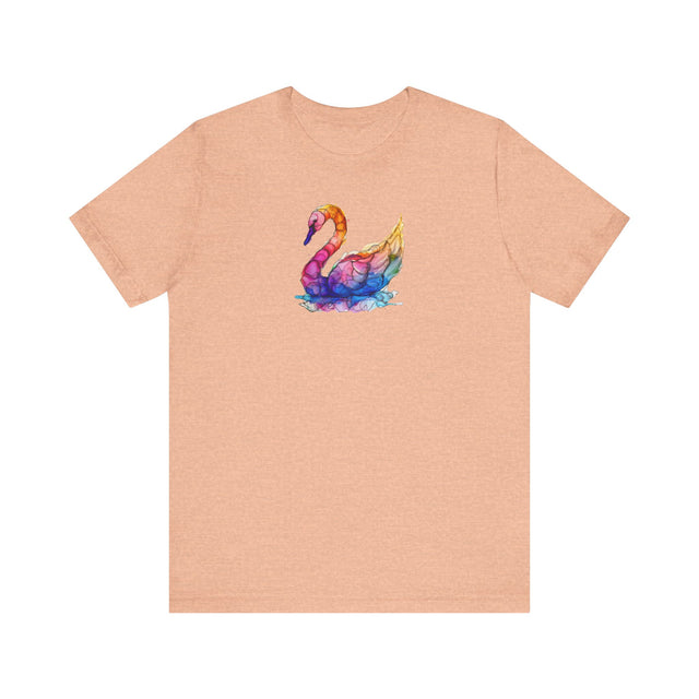 Rainbow Swan T-shirt,Pride Shirt,Bird Lover Top,Rainbow Animals,LGBTQ+ Tee
