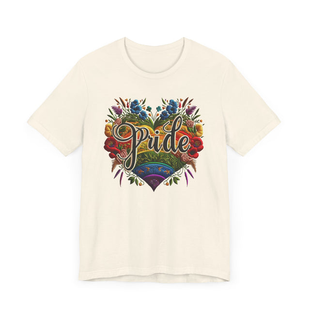 Pride Heart Shirt, Rainbow Heart T-shirt, LGBTQ+ Heart Top