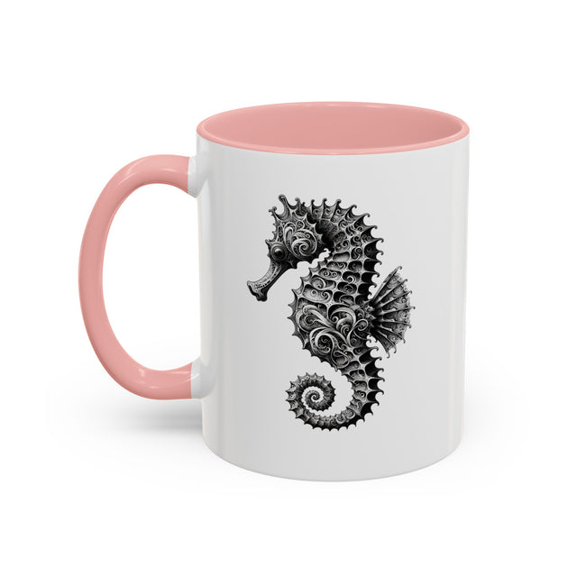 Seahorse Mug, Ocean Gift, Boating Gift, Coastal Living, Sea Gift, Coastal gift, Coastal Decor, Nautical Mug, Nautical Gift, Nature lover