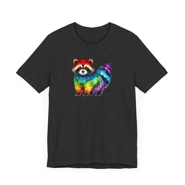 Rainbow Raccoon Alcohol Ink T-shirt, Pride Shirt,Animal Lover T shirt, LGBTQ+, BGLT