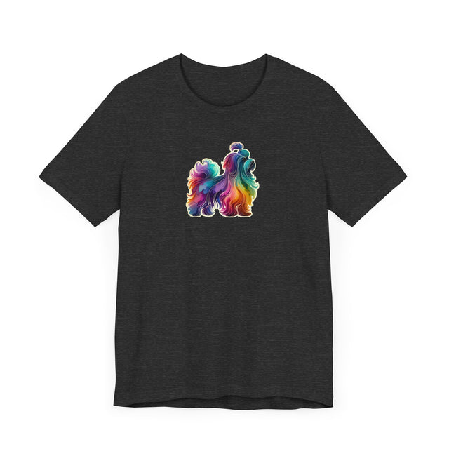 Rainbow Havanese T-shirt,Pride Shirt,Dog Lover Top,Rainbow Animals,LGBTQ+ Tee, Havanese gift, Hav Owner