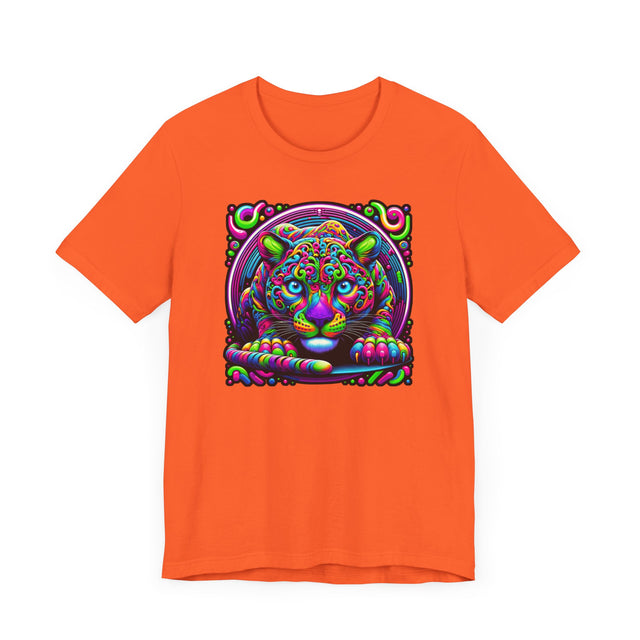 Neon Panther T-shirt, Puma Fan Top, Mountain Lion Tee, Big Cat Lover