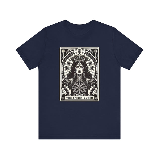 Spider Queen,Tarot card shirt,Mother's Day Gift,Tarot Reader Gift,Witchy Shirt,Mystical Cards Tee,Spider Lover Gift,Goth Mom Tee, Goth Shirt