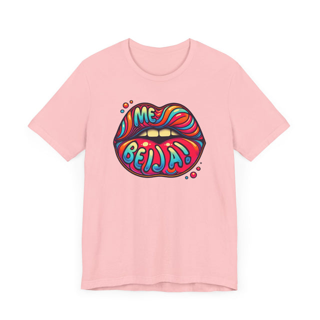 Me Beija "Kiss Me" psychedelic T-shirt, Portuguese Lover Shirt