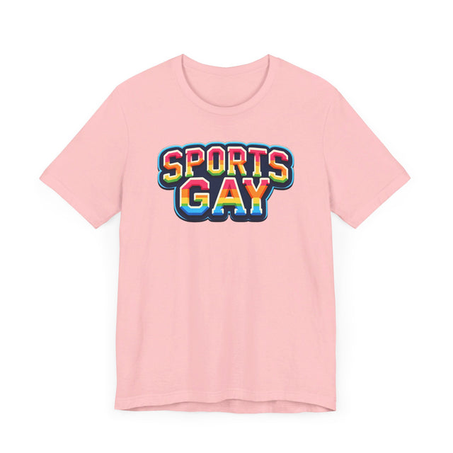Sports Gay T-shirt, Pride Shirt, Rainbow Sports T-shirt
