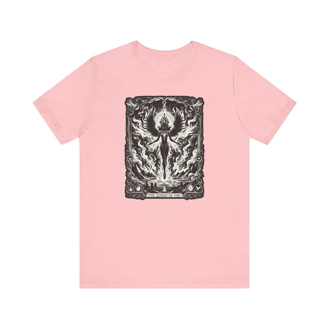 Queen of Fire,Tarot card shirt,Mothers Day Gift,Tarot Reader Gift,Witchy Shirt,Mystical Cards Tee,Celestial Astrology,Gift for her,Mom Gift