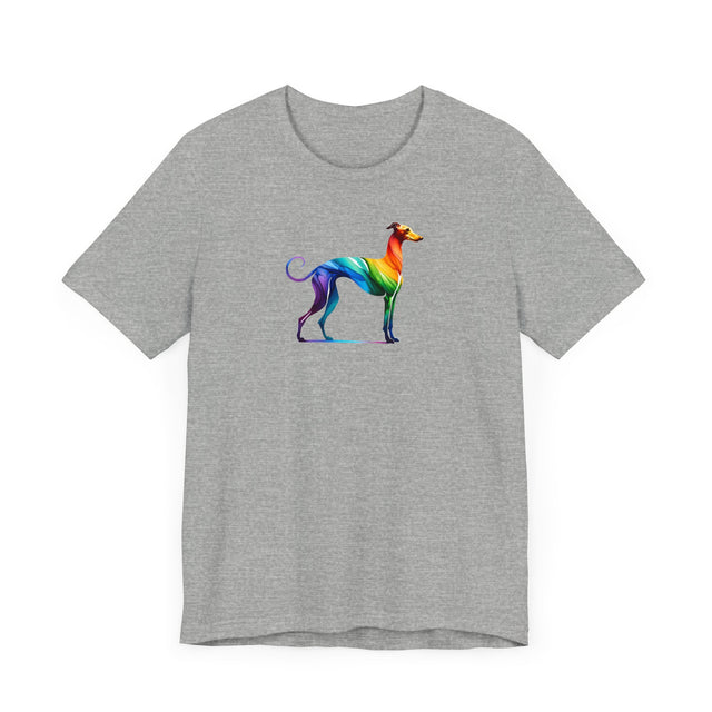 Rainbow Italian Greyhound T-shirt,Pride Shirt,Dog Lover Top,Rainbow Animals,LGBTQ+ Tee, IG gift, Iggy Owner