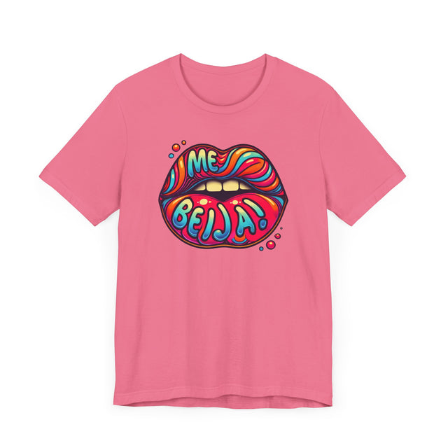 Me Beija "Kiss Me" psychedelic T-shirt, Portuguese Lover Shirt