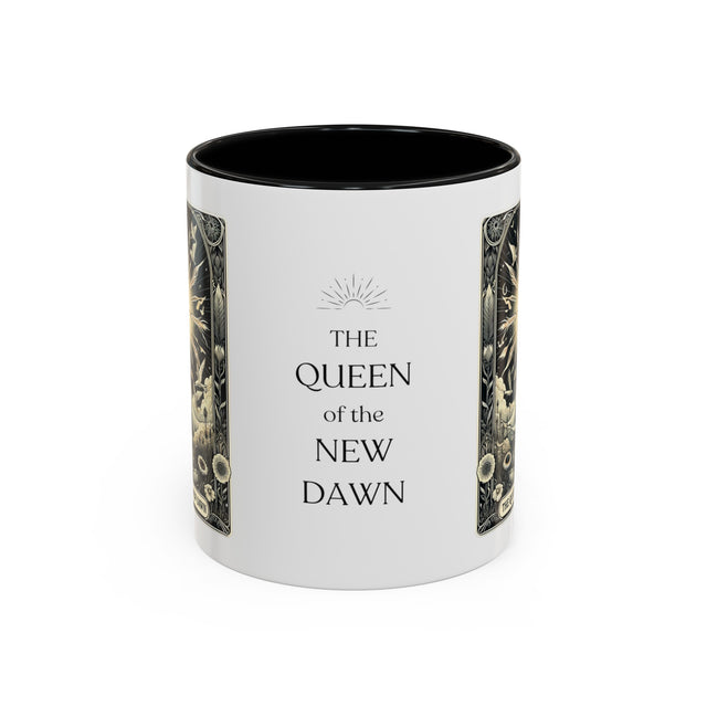 Queen of the New Dawn,Tarot card mug,Mothers Day Gift,Tarot Reader Gift,Witchy cup,Mystical Cards cup,Celestial Astrology,Gift for her