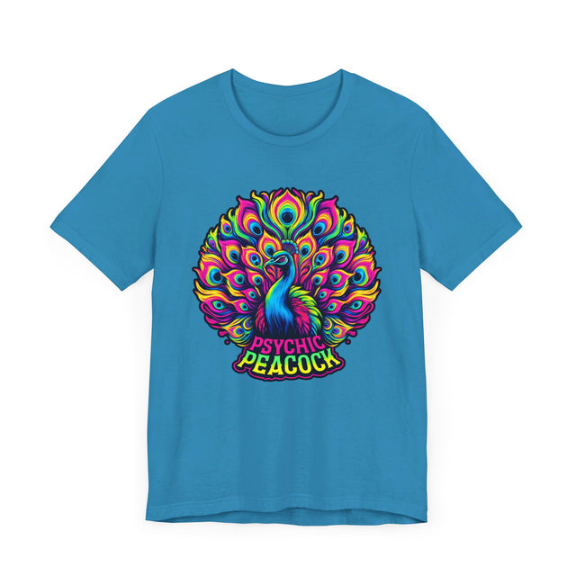 Psychic Peacock T-shirt, Peacock Tee, Bird Lover