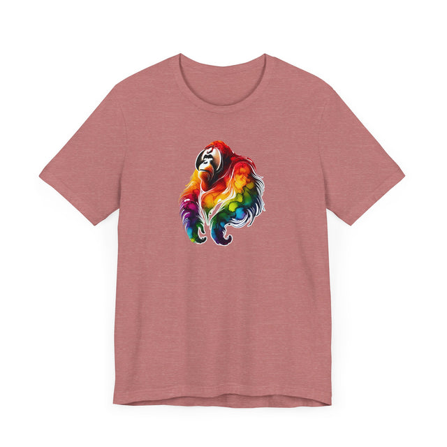 Rainbow Orangutan T-shirt, Pride Shirt,Animal Lover T shirt, LGBTQ+, BGLT,Great Apes,Primate