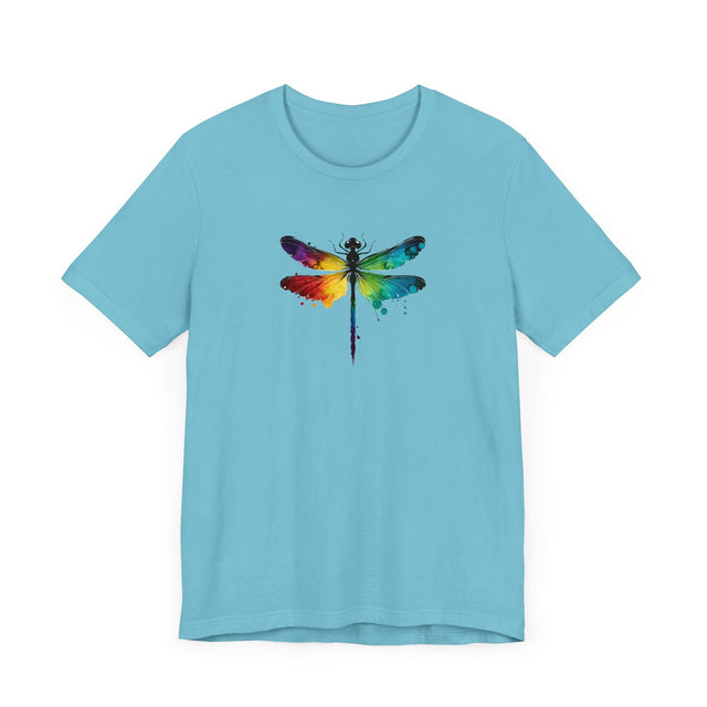 Rainbow Dragonfly Alcohol Ink,Dragonfly lover,Pride Shirt,LGBTQ+ Ally Tee,Queer