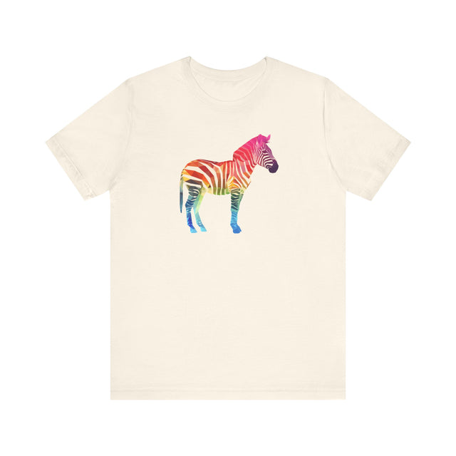 Rainbow Zebra T-shirt,Pride Shirt,Pride Parade Top,Rainbow Animals,LGBTQ+ Tee,Nonbinary, Gay,Lesbian,Bisexual,Trans,BGLT,Enby,Pansexual
