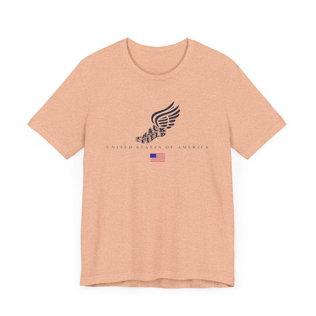 Track & Field Shirt-Sprinter Shirt-Runner Shirt-Track and Field USA Shirt-American Athlete Shirt-Support USA-USA Athlete