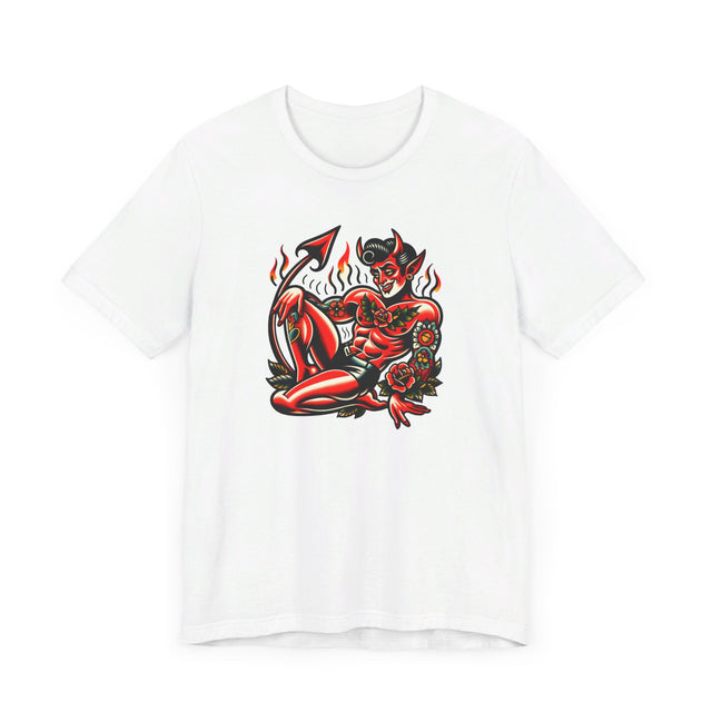 Handsome Devil T-shirt, Flash Tattoo Style Shirt