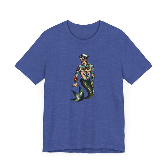 Merman Sailor T-shirt, Sailor shirt, Flash Tattoo Style