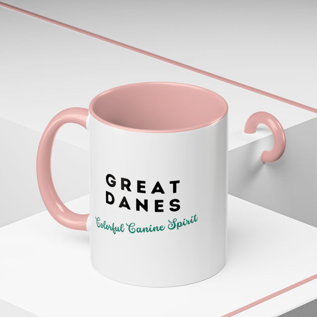 Great Danes Coffee Cup,4-Panel Pop Art Mug,Great Dane Lover,Great Dane Mom,Great Dane Dad,Dog Lover Gift,Great Dane Gift