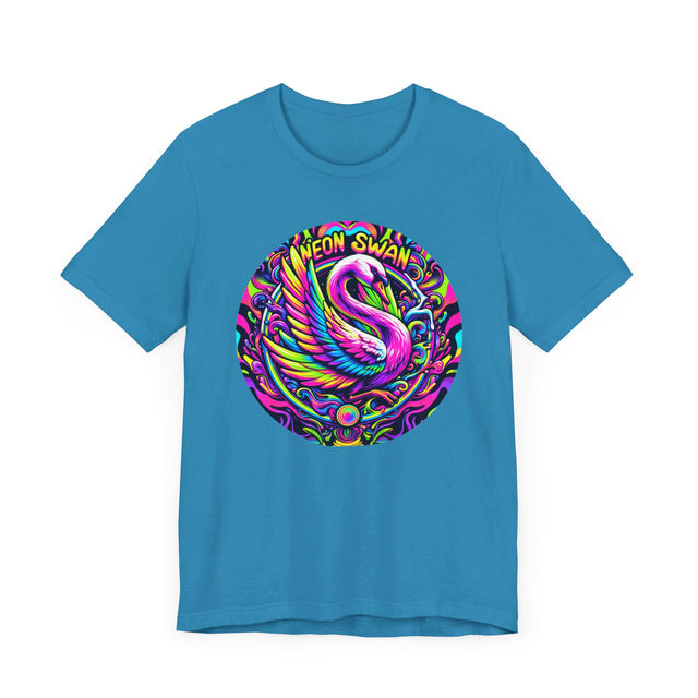 Neon Swan T-shirt, Swan Tee, Bird Lover