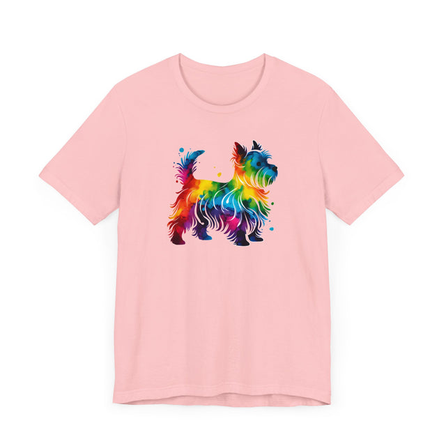 Rainbow West Highland Terrier T-shirt,Pride Shirt,Dog Lover Top,Rainbow Animals,LGBTQ+ Tee, Westie owner, West Highland White Terrier gift