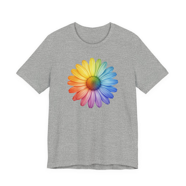 Rainbow Daisy shirt,Flower Shirt,Pride Tee, LGBTQIA,Plant Lover Gift,Gardener T-shirt,Mothers Day Gift