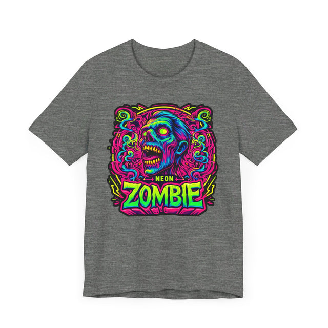 Neon Zombie T-shirt, Halloween Tee, Neon Goth