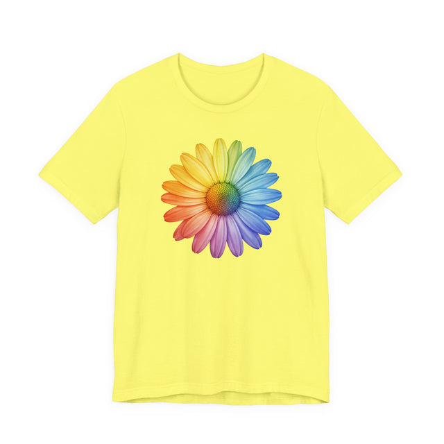 Rainbow Daisy shirt,Flower Shirt,Pride Tee, LGBTQIA,Plant Lover Gift,Gardener T-shirt,Mothers Day Gift
