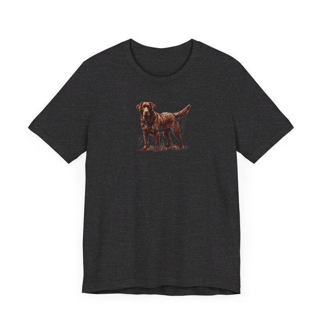 Chocolate Lab Scribble T-shirt, Labrador Retriever Shirt, Dog Lover Tee