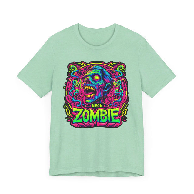 Neon Zombie T-shirt, Halloween Tee, Neon Goth