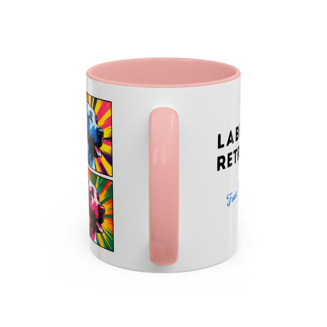 Labrador Retriever Mug,4-Panel Pop Art Mug,Labrador Retriever Lover,Lab Mom,Lab Dad,Dog Lover Gift,Labrador Retriever Gift