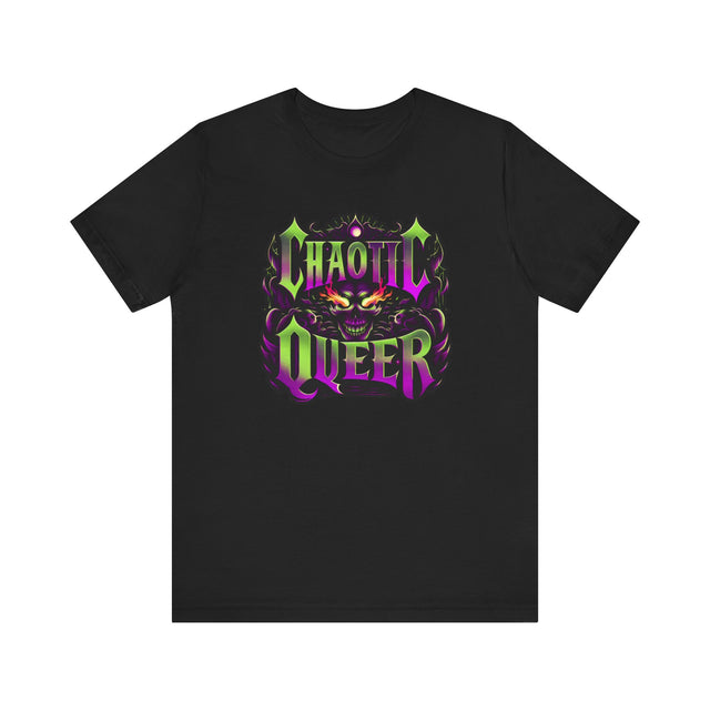Chaotic Queer Shirt,Pride T-Shirt,Pride Parade T shirt, LGBTQ+ Tee,Nonbinary,Gay,Lesbian,Bisexual,Trans,BGLT,LBGT,Radical Fairies,Queer Goth