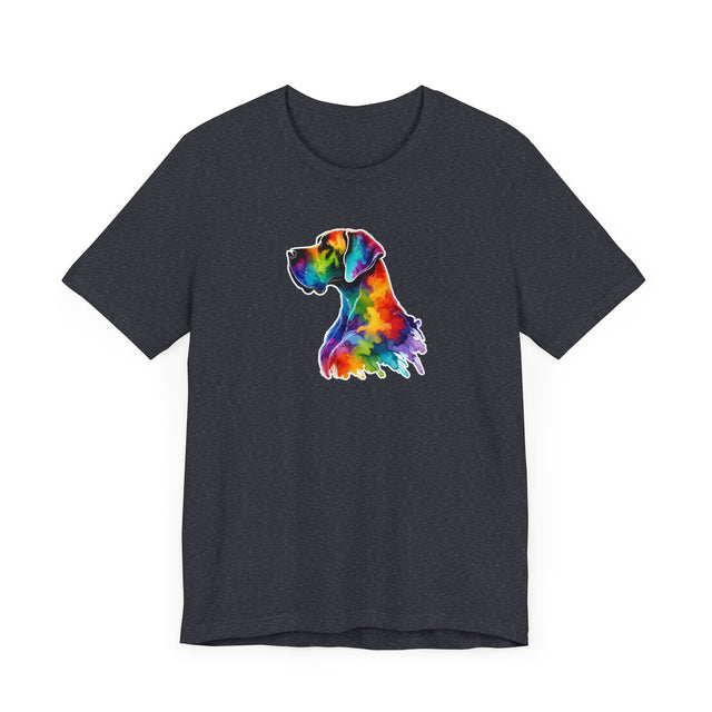 Rainbow Great Dane Head T-shirt,Pride Shirt,Dog Lover Top,Rainbow Animals,LGBTQ+ Tee, Dane owner, Great Dane gift