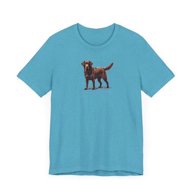 Chocolate Lab Scribble T-shirt, Labrador Retriever Shirt, Dog Lover Tee